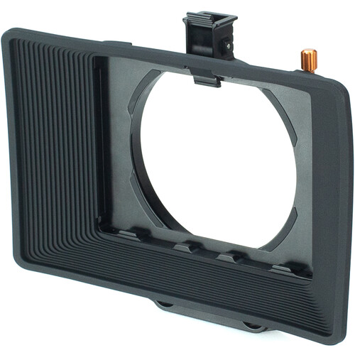 Front Bright Tangerine Misfit Atom Clamp-On Matte Box